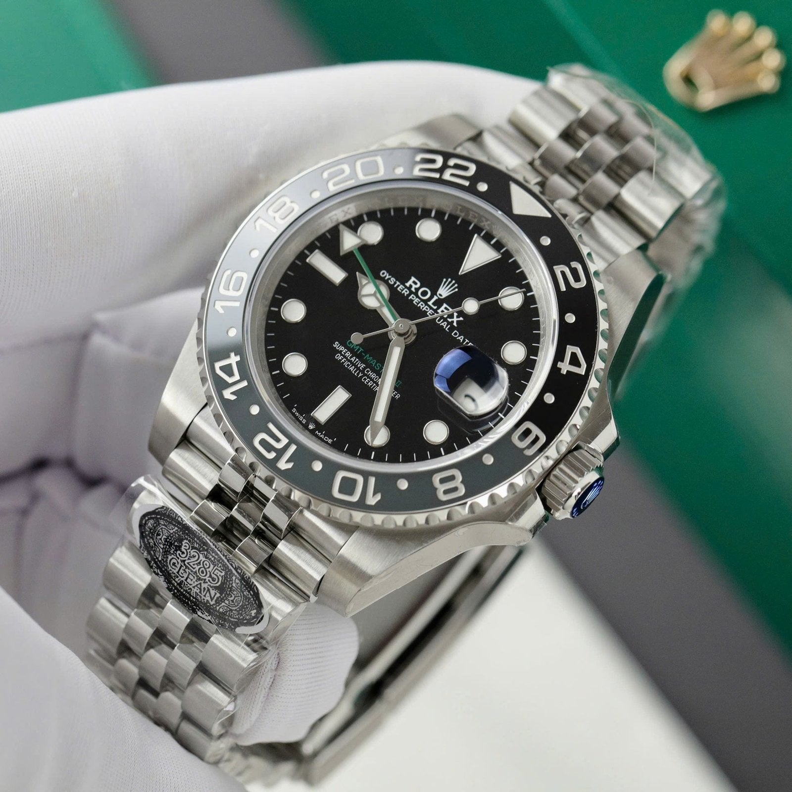 Rolex 126710GRNR Watch Black Dial 41mm