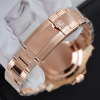 Rolex 126715CHNR Watch Rose Gold Tiger Eye Stone Dial 40mm