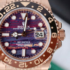 Rolex 126715CHNR Watch Rose Gold Tiger Eye Stone Dial 40mm