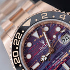 Rolex 126715CHNR Watch Rose Gold Tiger Eye Stone Dial 40mm