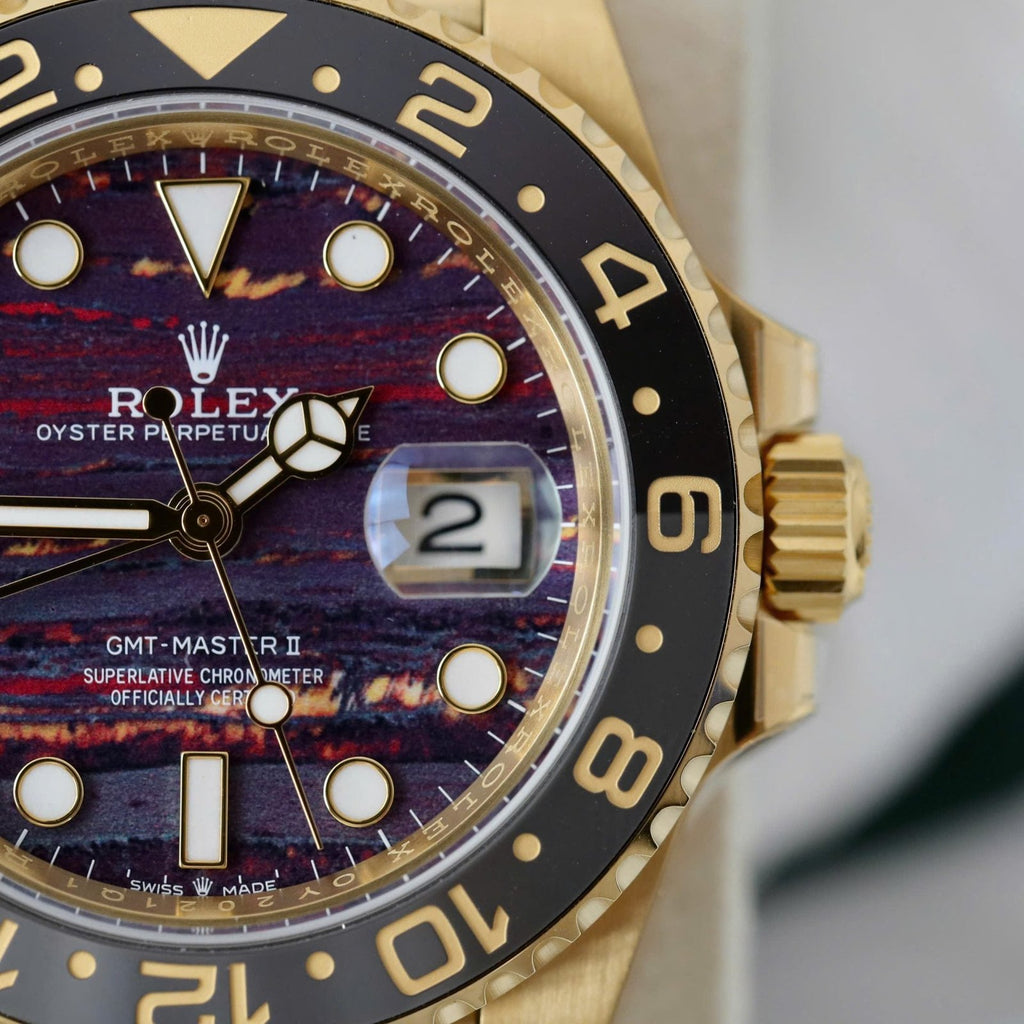 Rolex 126718GRNR Watch Tiger Eye Stone Dial 40mm