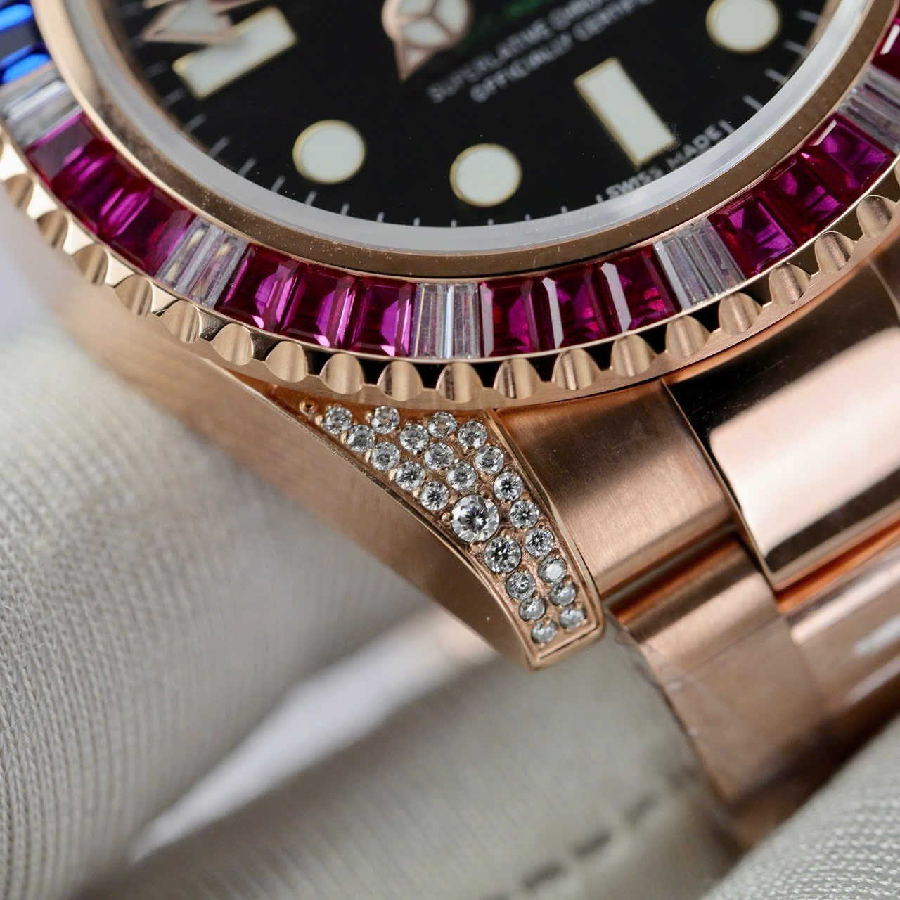 Rolex 126755 Watch 18K Gold Wrapped 41mm