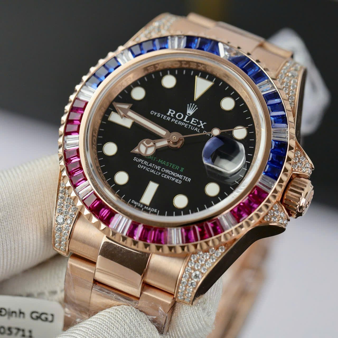 Rolex 126755 Watch 18K Gold Wrapped 41mm