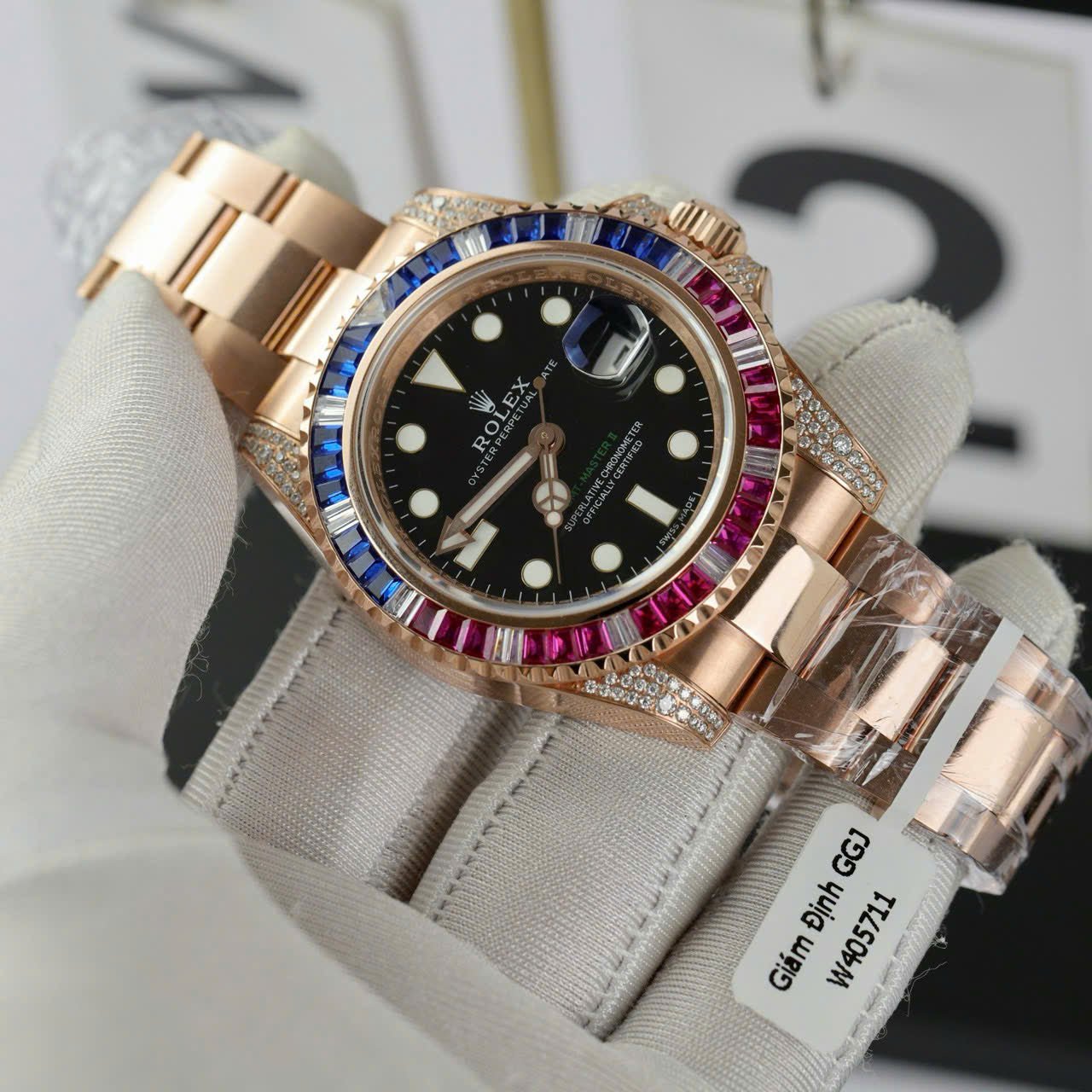 Rolex 126755 Watch 18K Gold Wrapped 41mm