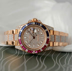 Rolex 126755 Gold Wrapped Moissanite Sapphire Watch 40mm