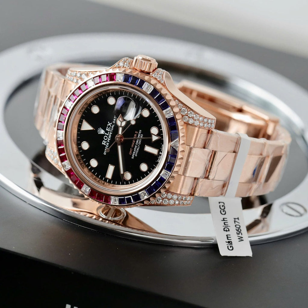 Rolex 126755 Watch Gold Wrapped Moissanite 41mm