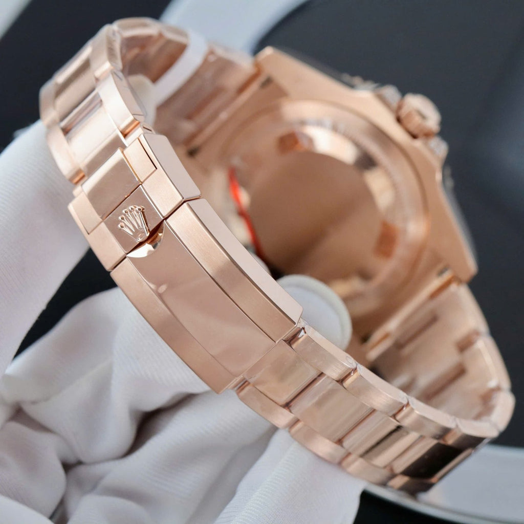 Rolex 126755 Watch Gold Wrapped Moissanite 41mm