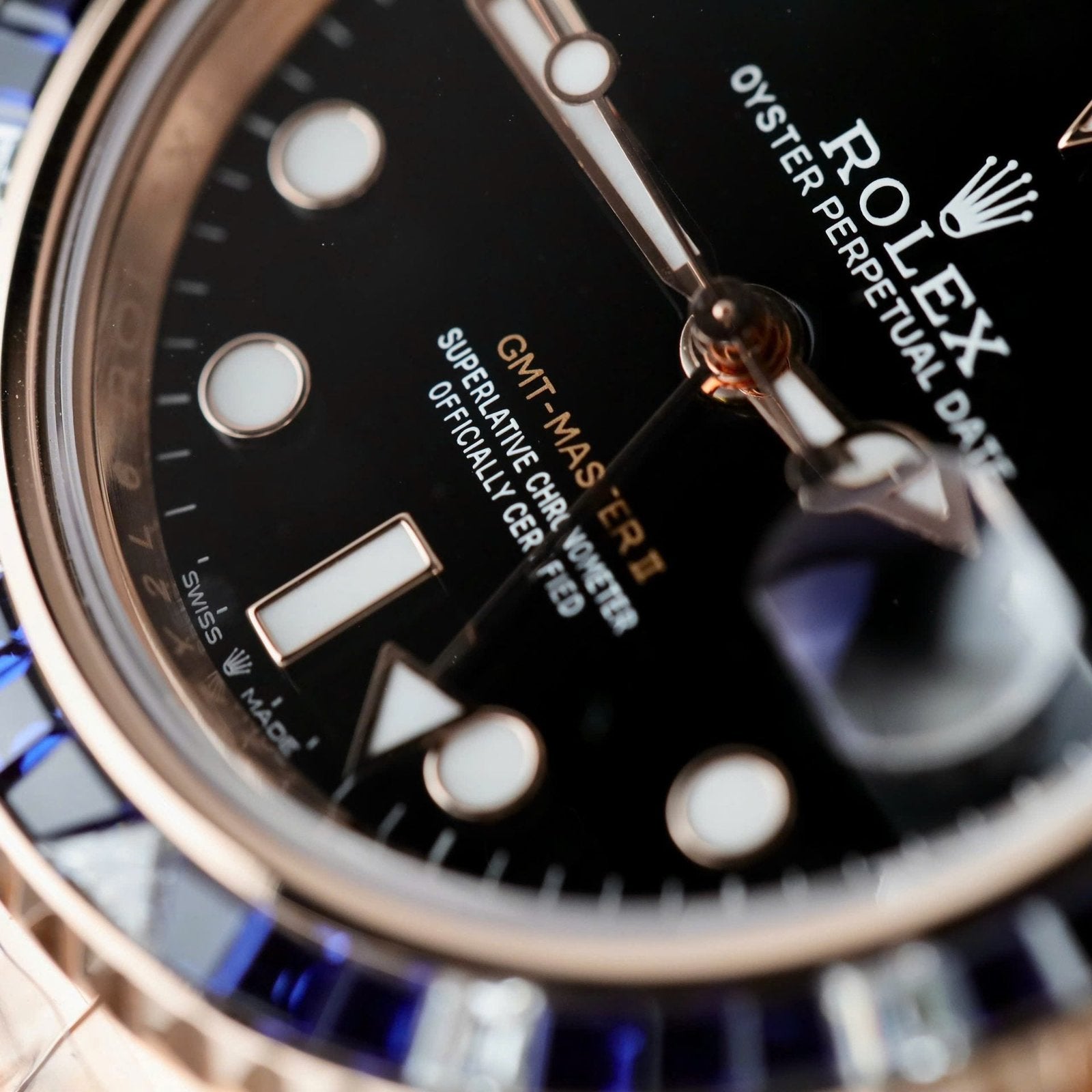 Rolex 126755 Watch Gold Wrapped Moissanite 41mm