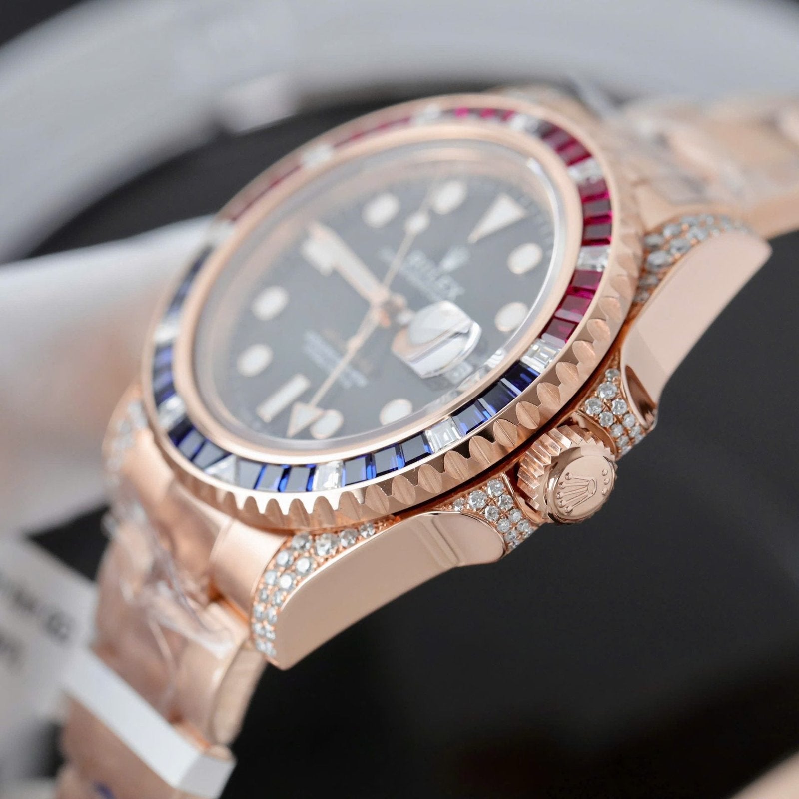 Rolex 126755 Watch Gold Wrapped Moissanite 41mm