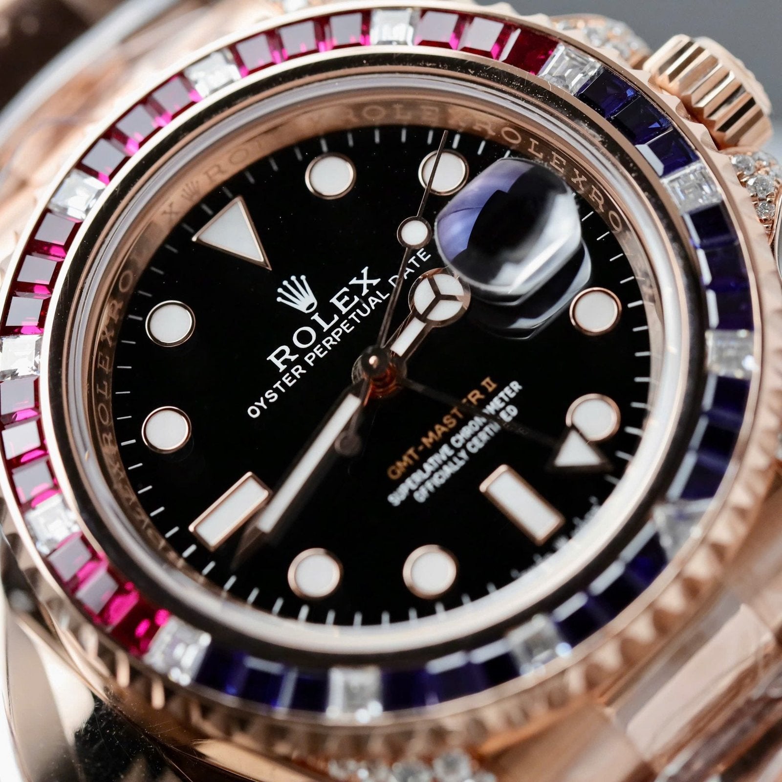 Rolex 126755 Watch Gold Wrapped Moissanite 41mm