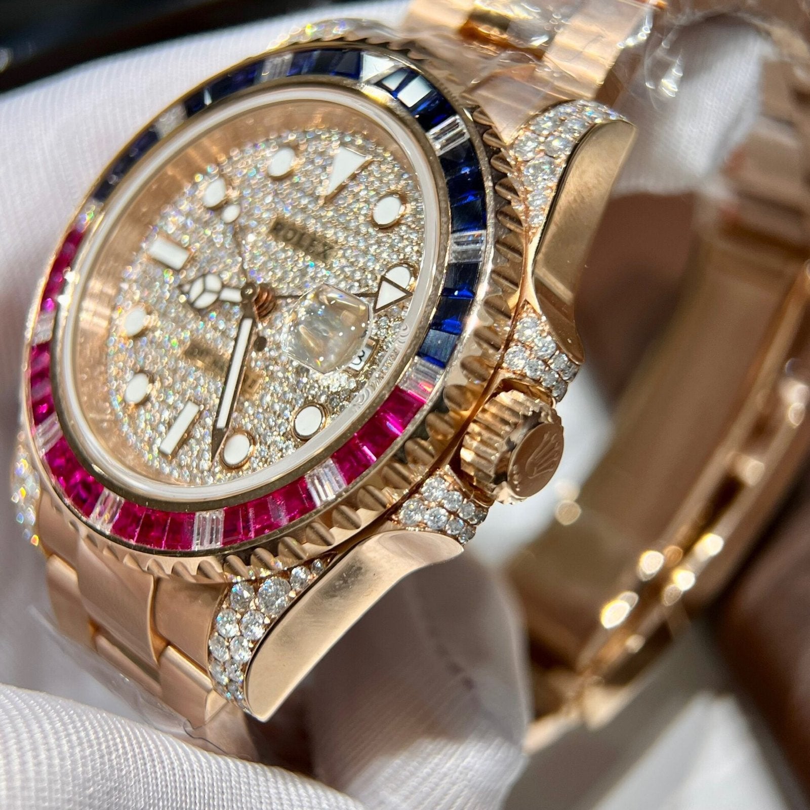 Rolex 126755 Watch Gold Wrapped Sapphire 41mm