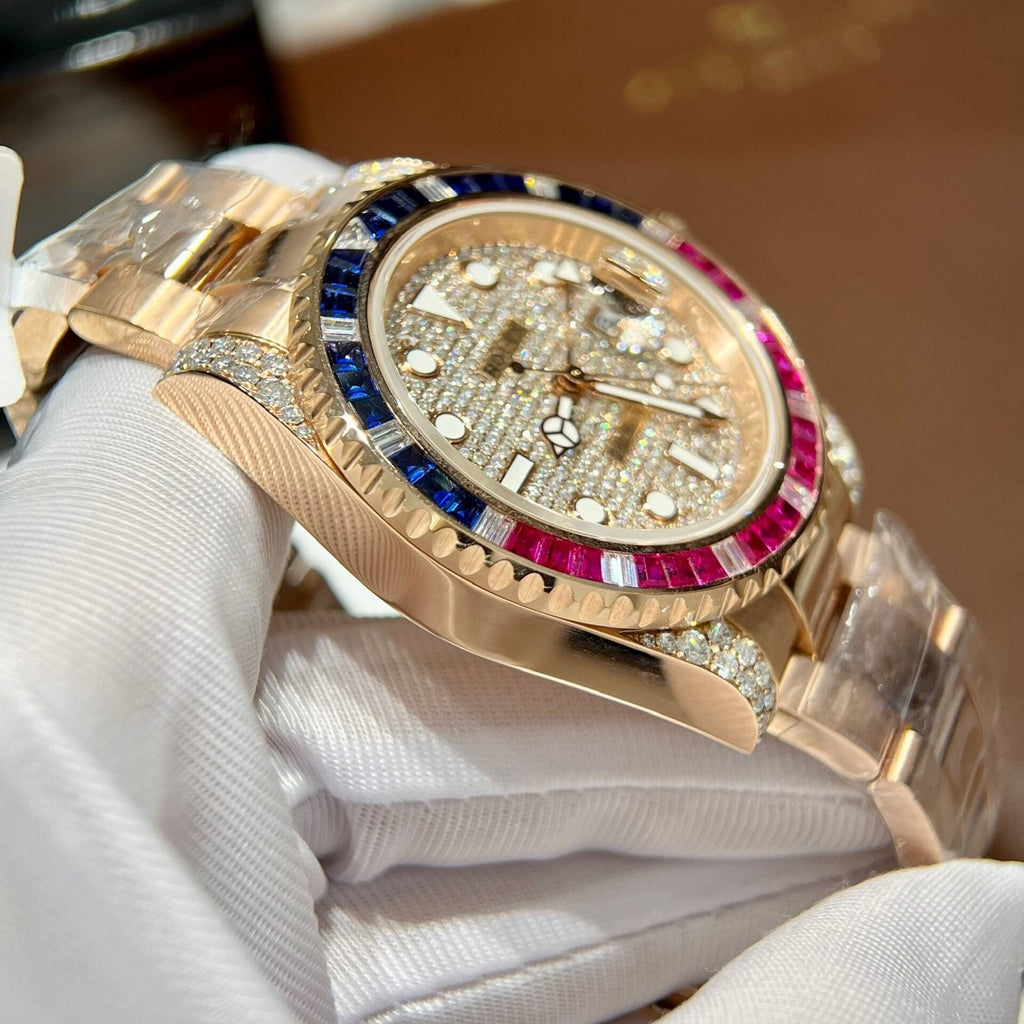 Rolex 126755 Watch Gold Wrapped Sapphire 41mm