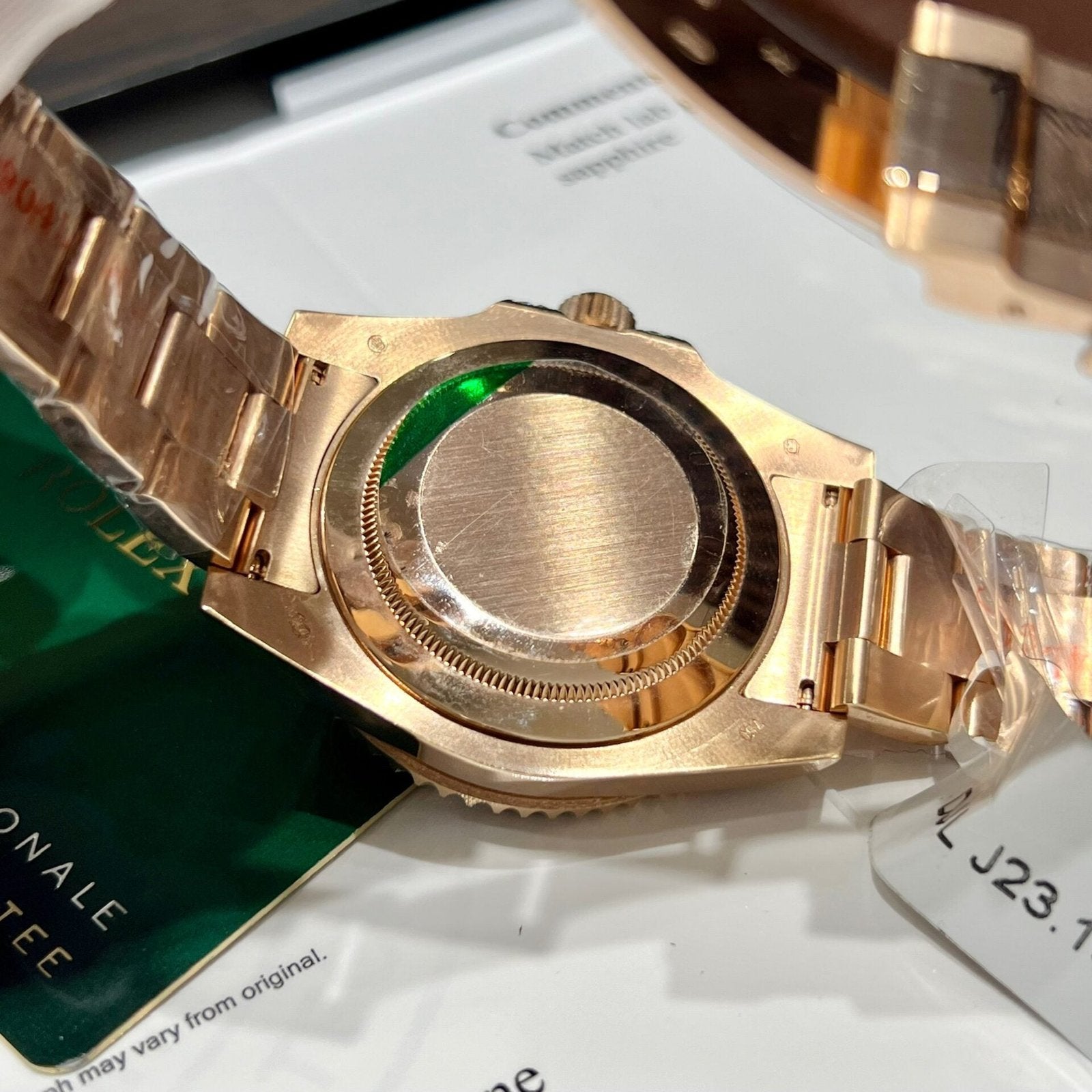 Rolex 126755 Watch Gold Wrapped Sapphire 41mm