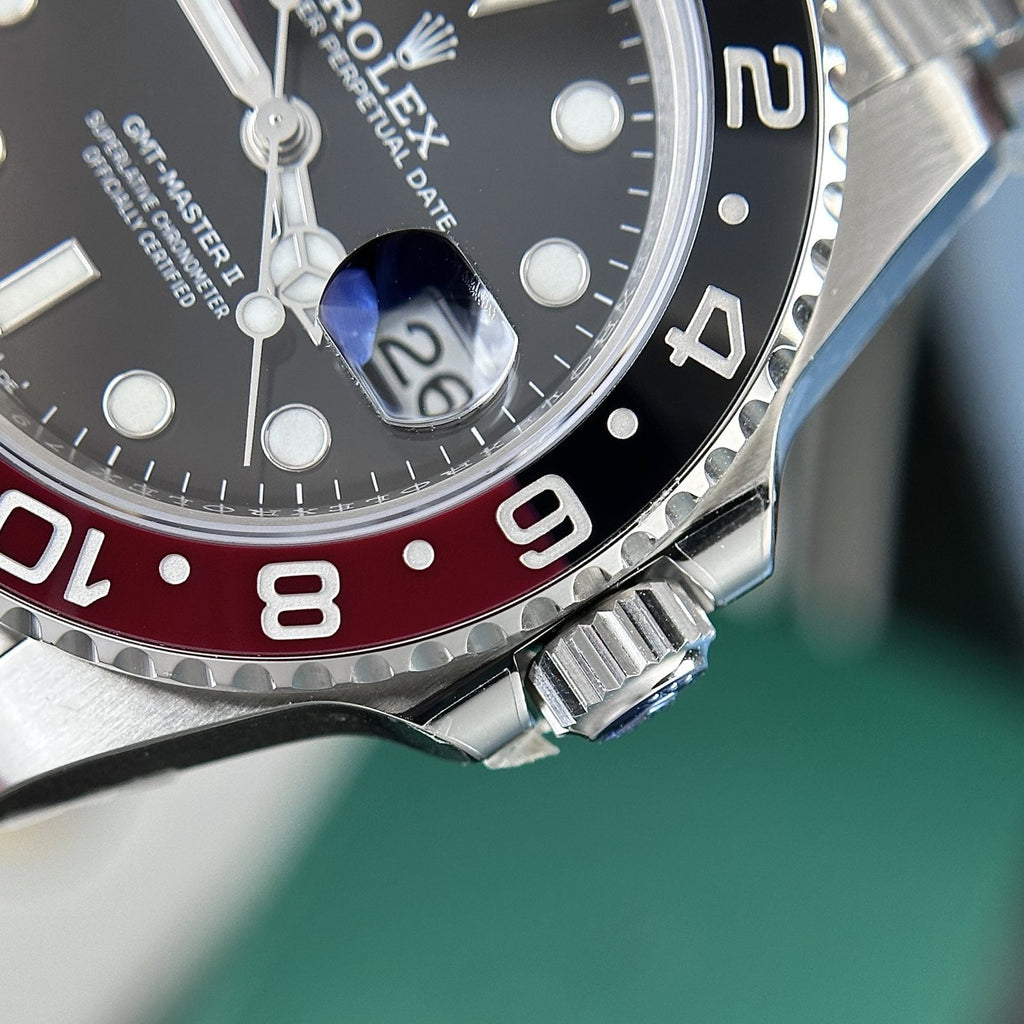 Rolex Watch Coke Black Dial Strap Jubilee 40mm