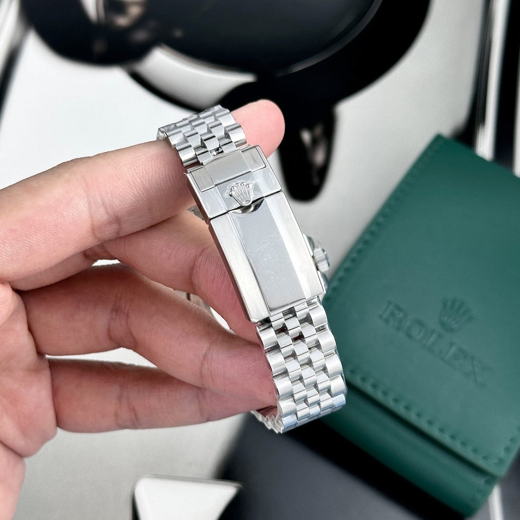 Rolex Watch Coke Black Dial Strap Jubilee 40mm