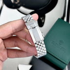 Rolex Watch Coke Black Dial Strap Jubilee 40mm