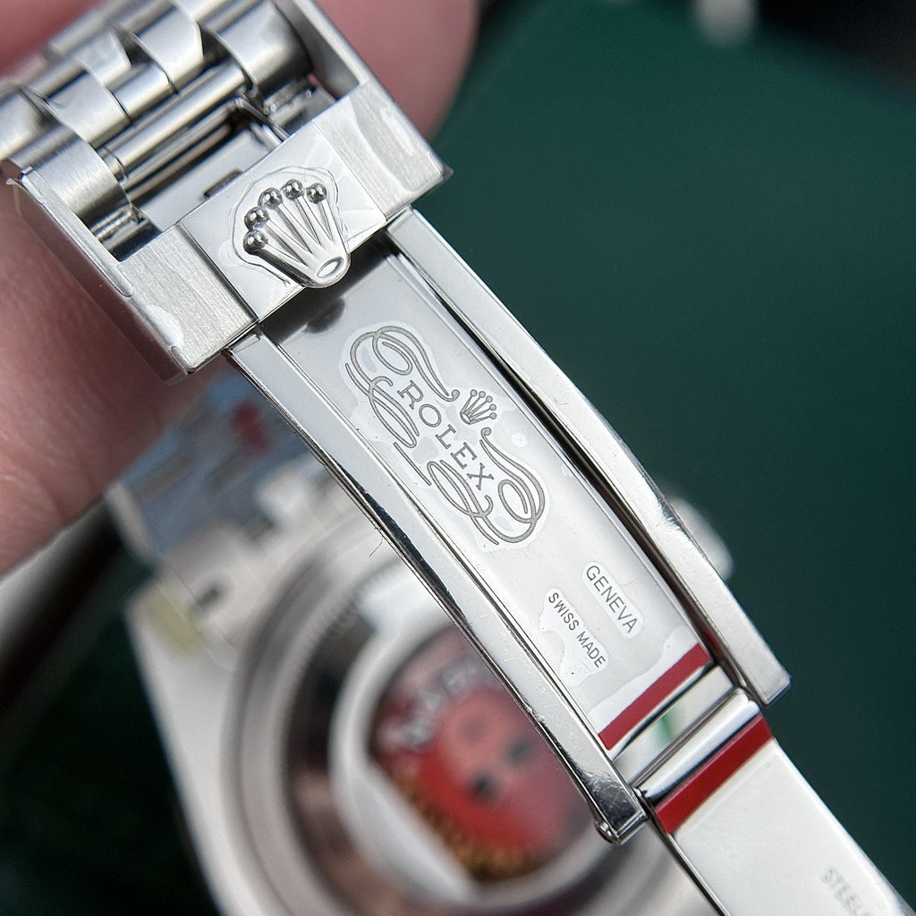 Rolex Watch Coke Black Dial Strap Jubilee 40mm