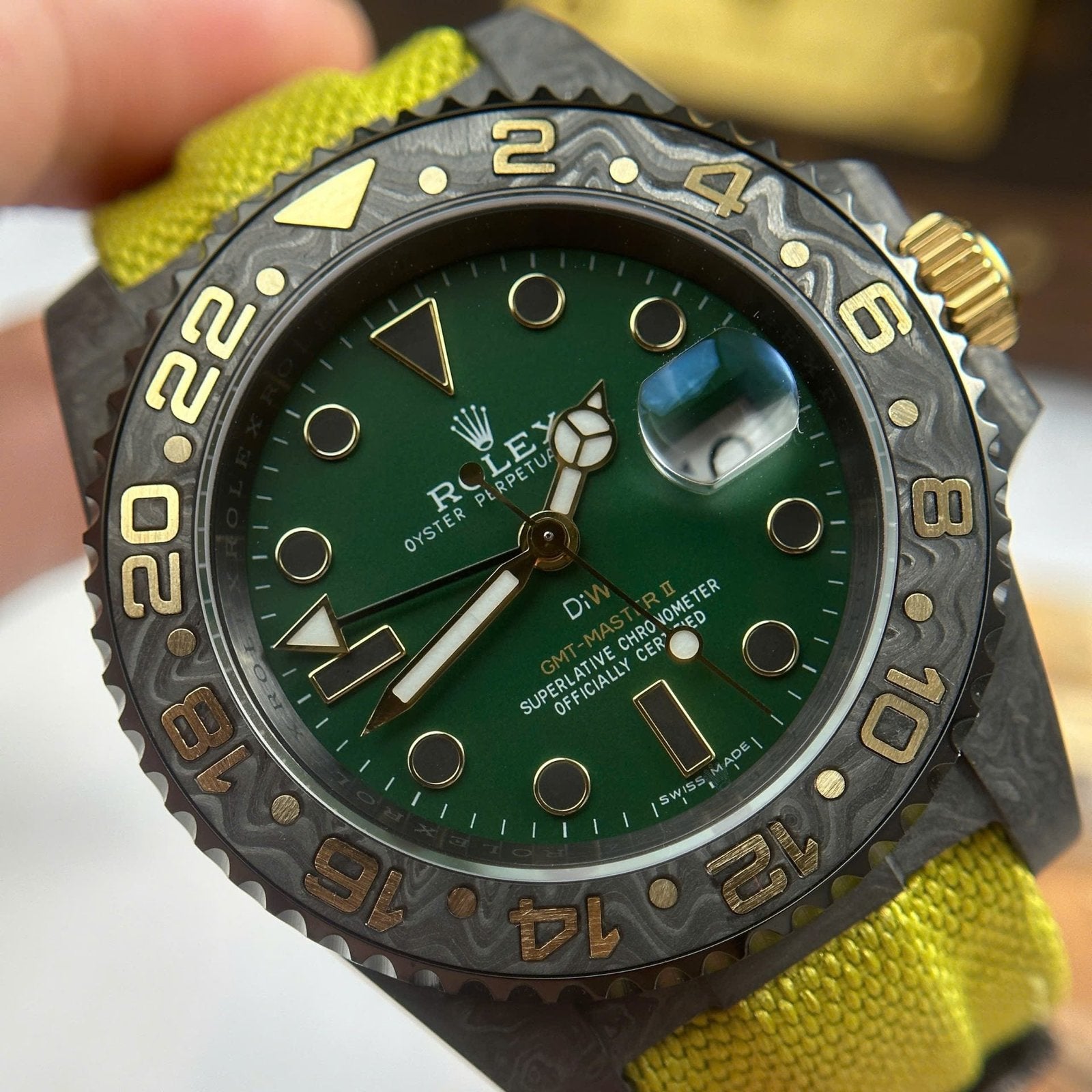 Rolex Diw Watch Green Dial DIW 40mm