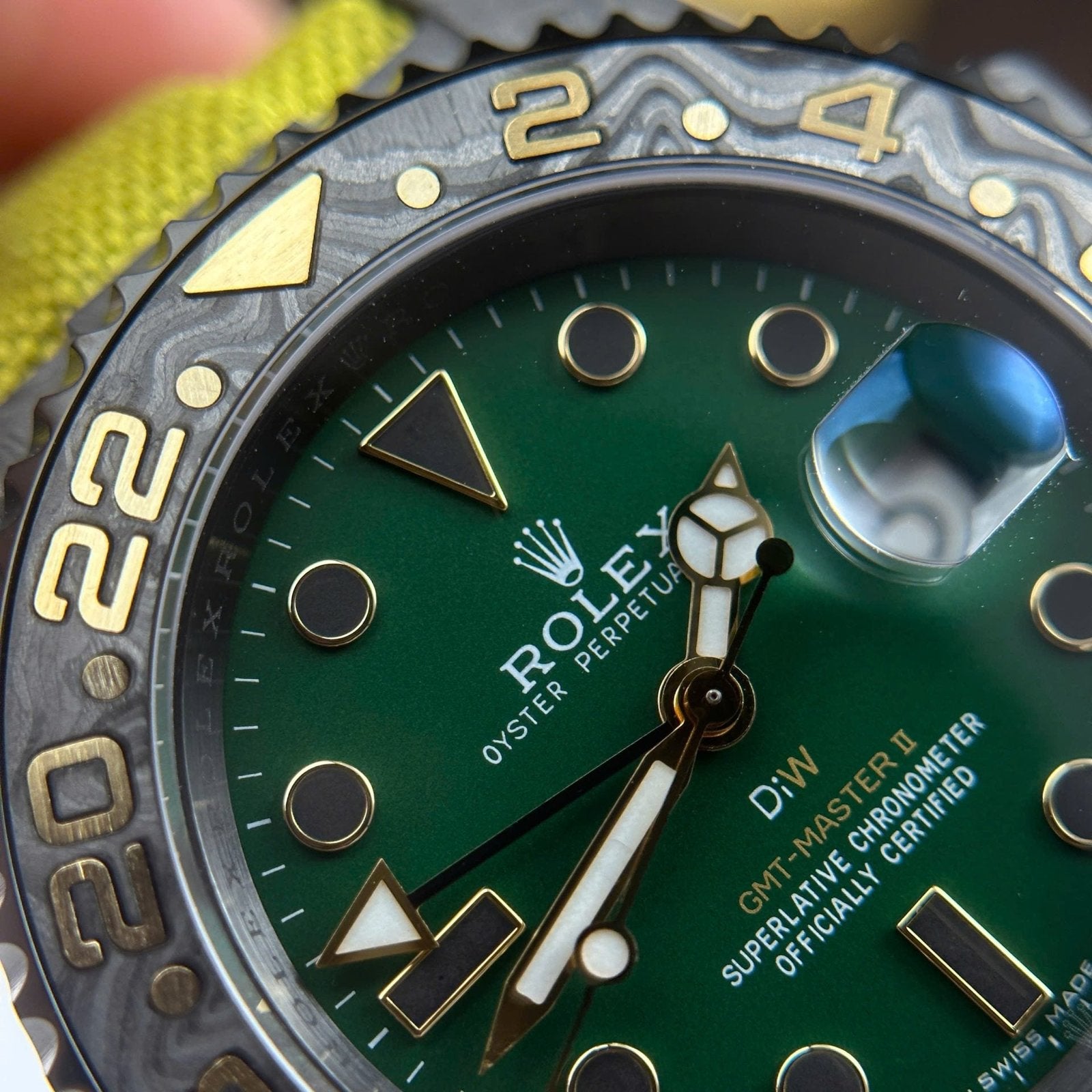 Rolex Diw Watch Green Dial DIW 40mm