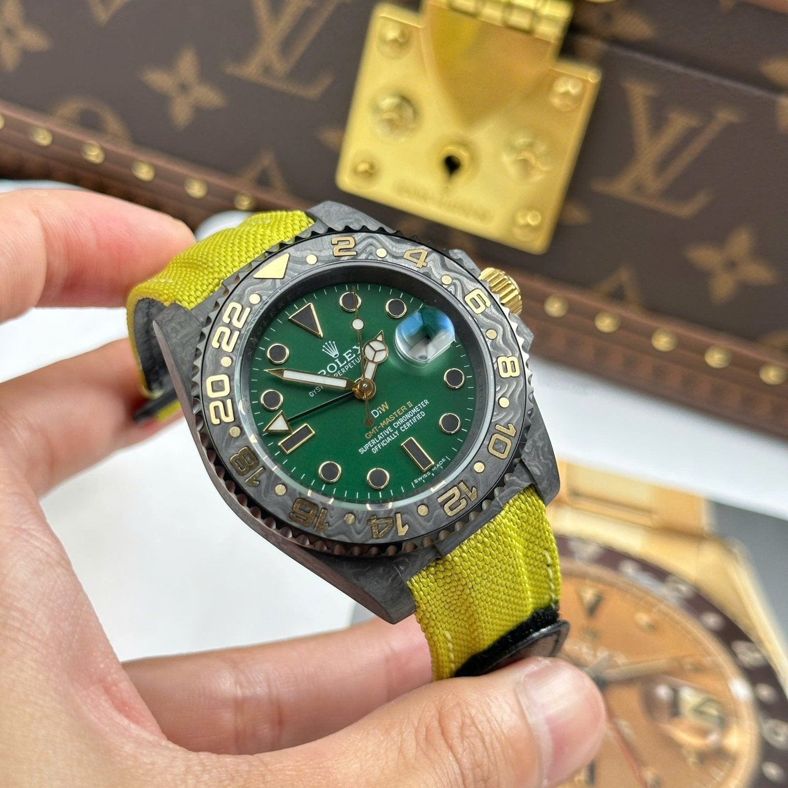 Rolex Diw Watch Green Dial DIW 40mm