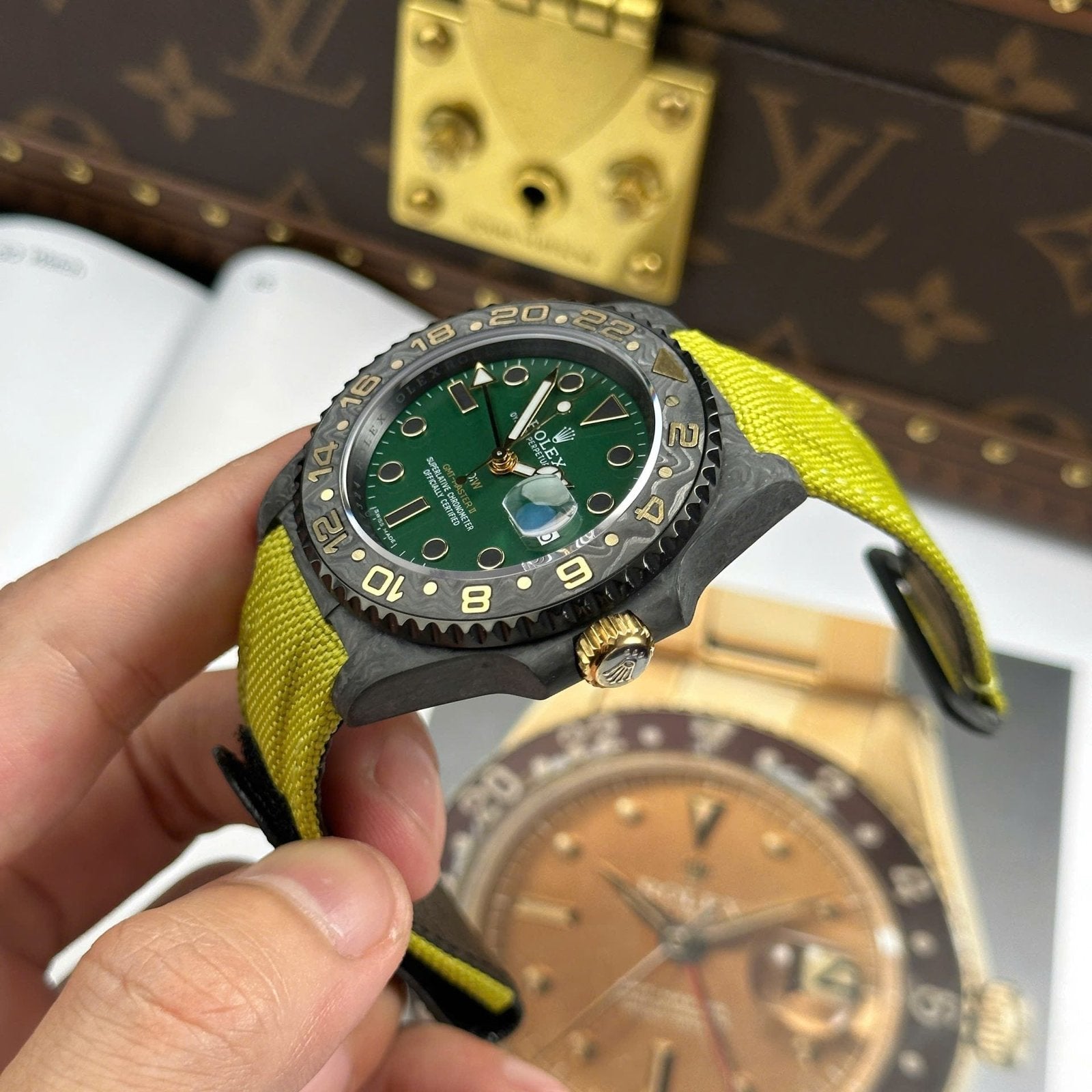 Rolex Diw Watch Green Dial DIW 40mm