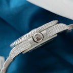 Rolex Watch Sapphire + Diamonds Moissanite 40mm