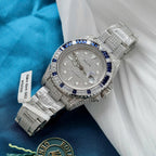 Rolex Watch Sapphire + Diamonds Moissanite 40mm