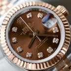 Rolex Lady-DateJust Women Watch Chocolate Dial Jubilee Strap 28mm