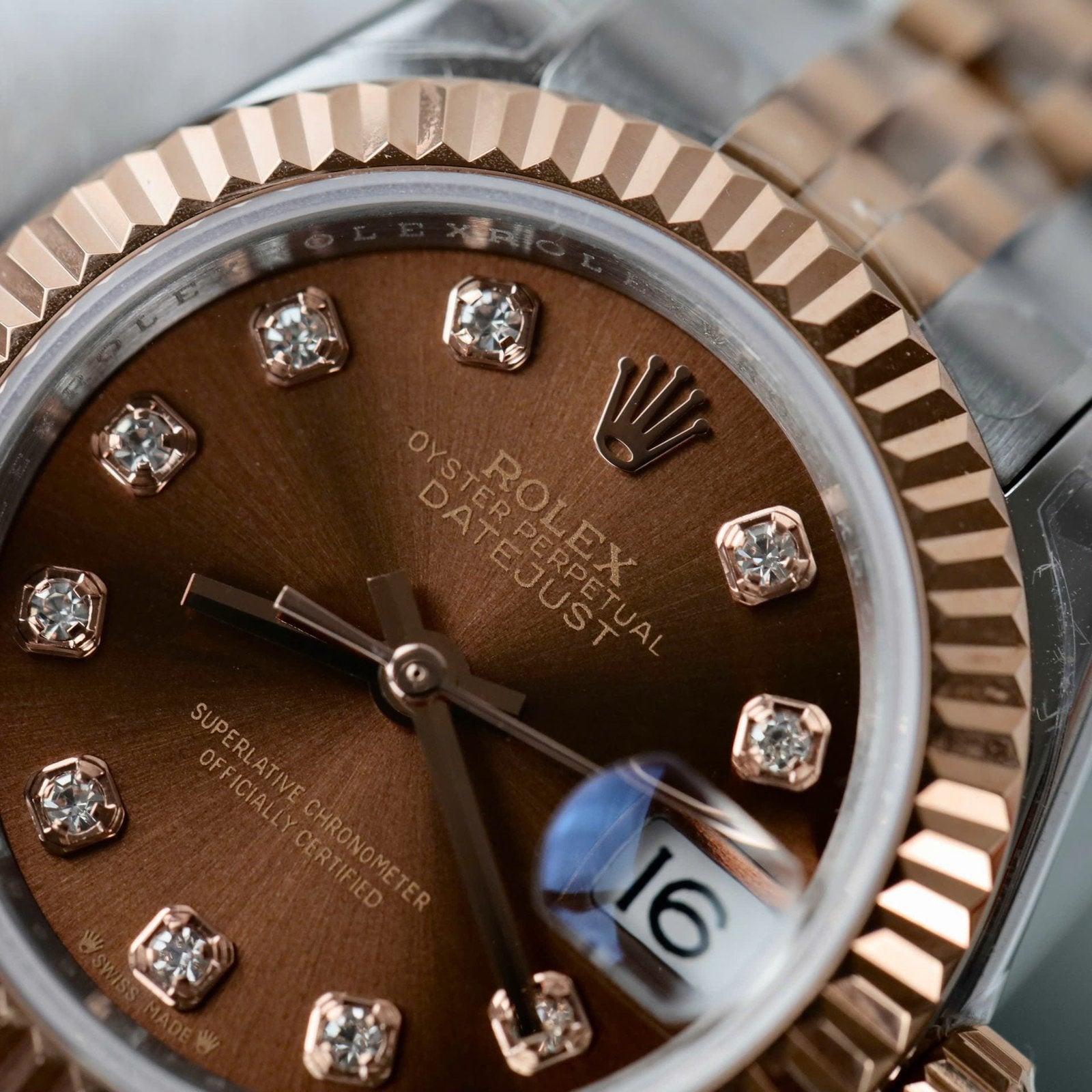Rolex Lady-DateJust Women Watch Chocolate Dial Jubilee Strap 28mm