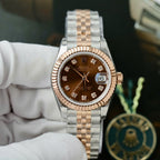 Rolex Lady-DateJust Women Watch Chocolate Dial Jubilee Strap 28mm