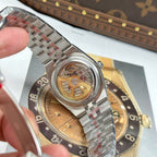 Rolex Land-Dweller 127236 Watch Ice Blue Dial Honeycomb Pattern 36mm
