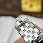 Rolex Land-Dweller 127236 Watch Ice Blue Dial Honeycomb Pattern 36mm