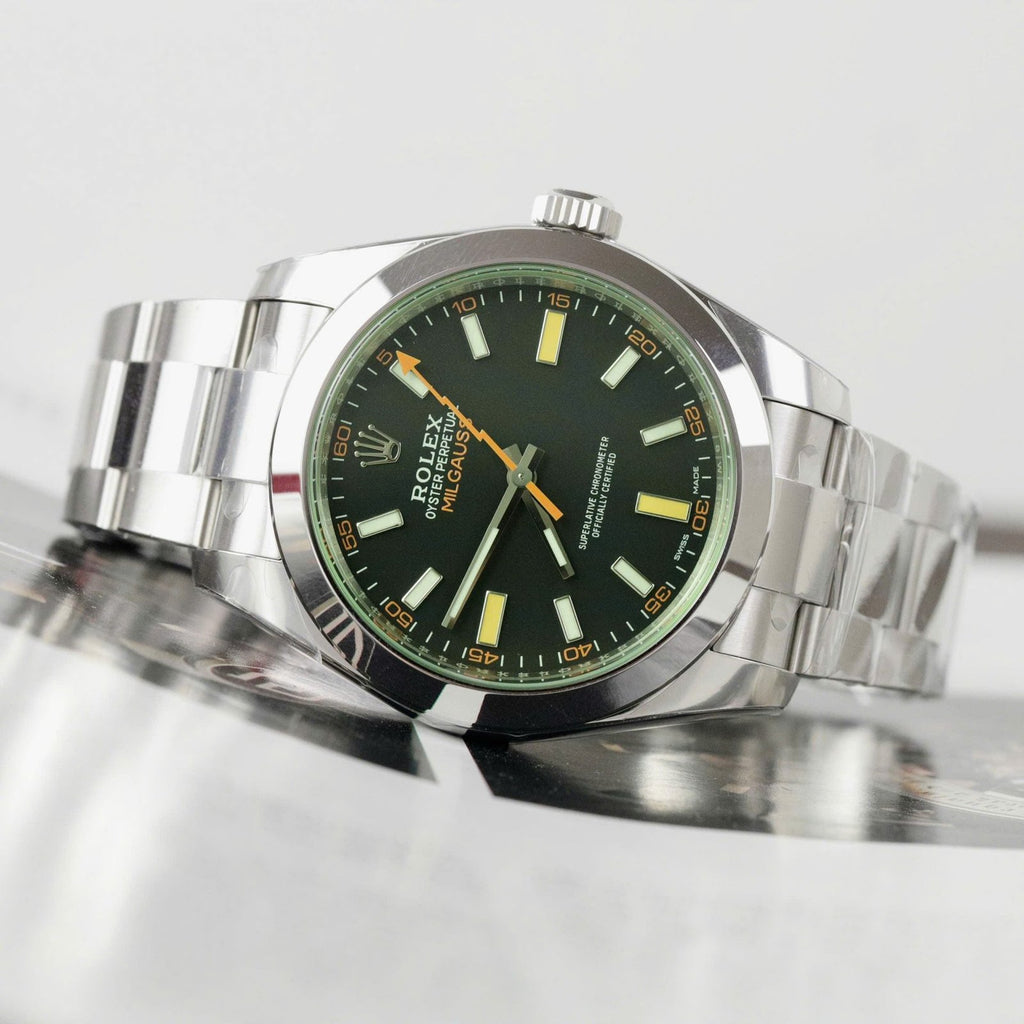 Rolex Milgauss 116400GV Watch Oyster Strap 40mm