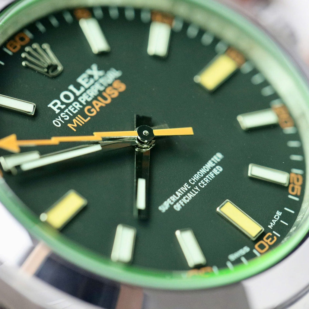 Rolex Milgauss 116400GV Watch Oyster Strap 40mm