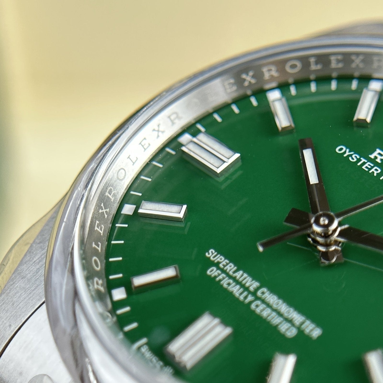Rolex Watch Oyster Perpetual 126000 Green Dial 36mm