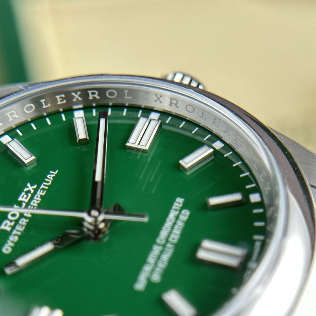 Rolex Watch Oyster Perpetual 126000 Green Dial 36mm