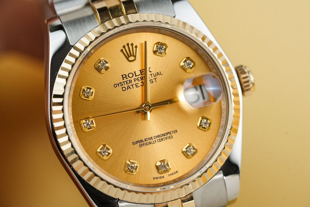 Rolex Watches Date Just 126233 Gold Wrapped Champagne Dial 36mm