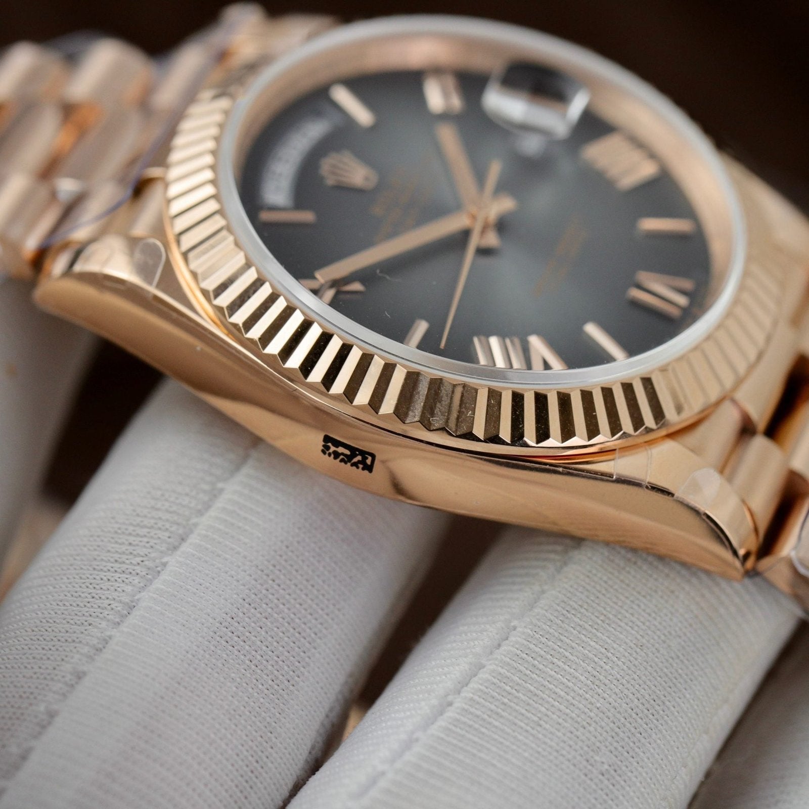 Rolex Watch Day-Date Dial Gray Ombre 40mm