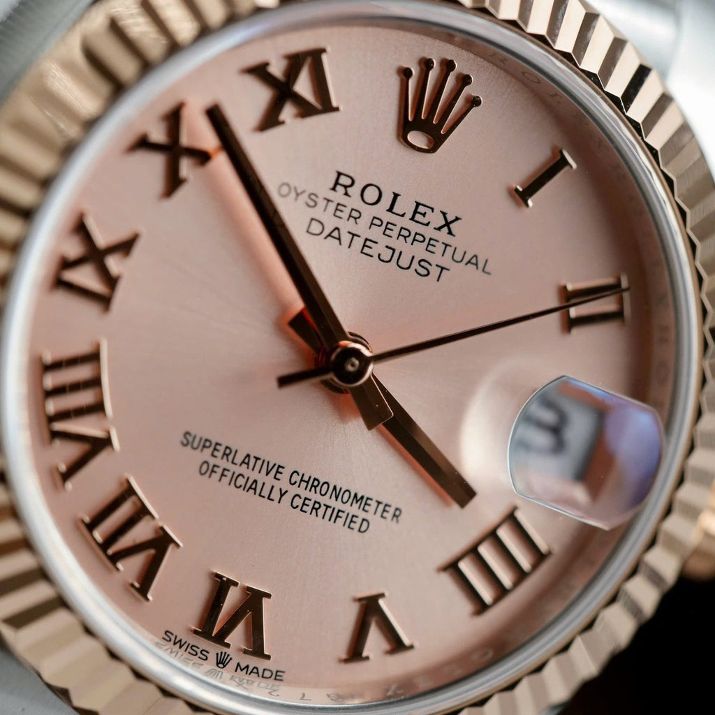 Rolex DateJust Watch Pink Dial 31mm