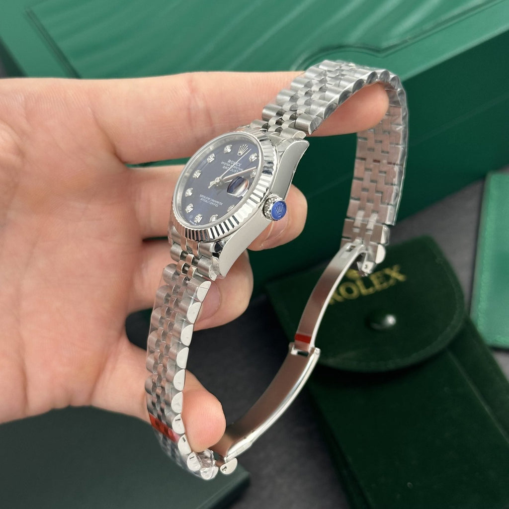 Rolex Watch Date Just Womens Dial Blue 31mm