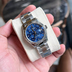 Rolex DateJust Women’s Watch Blue Leaf Dial 31mm