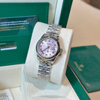 Rolex Date just Watch Jubilee Strap Pink Dial 31mm