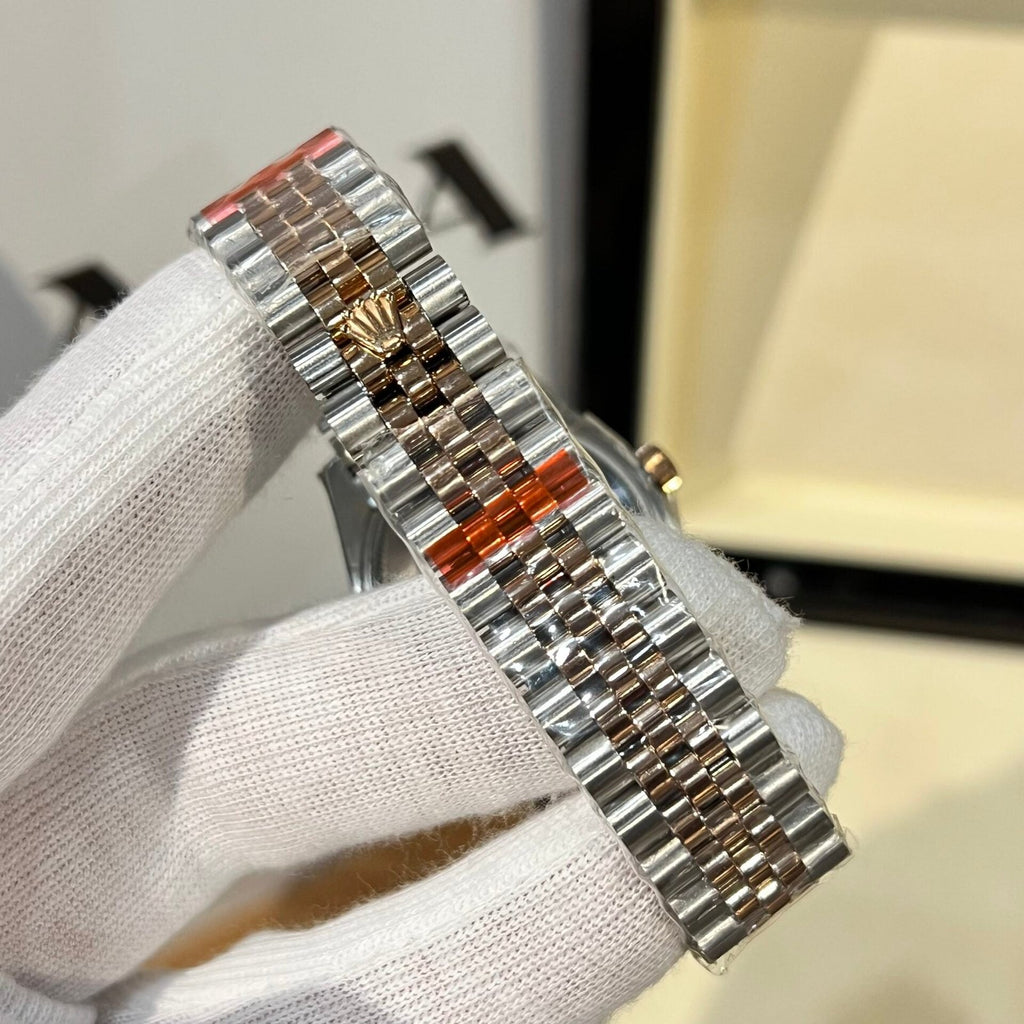 Rolex Date Just Women’s Watch With Diamonds Gray Dial 31mm