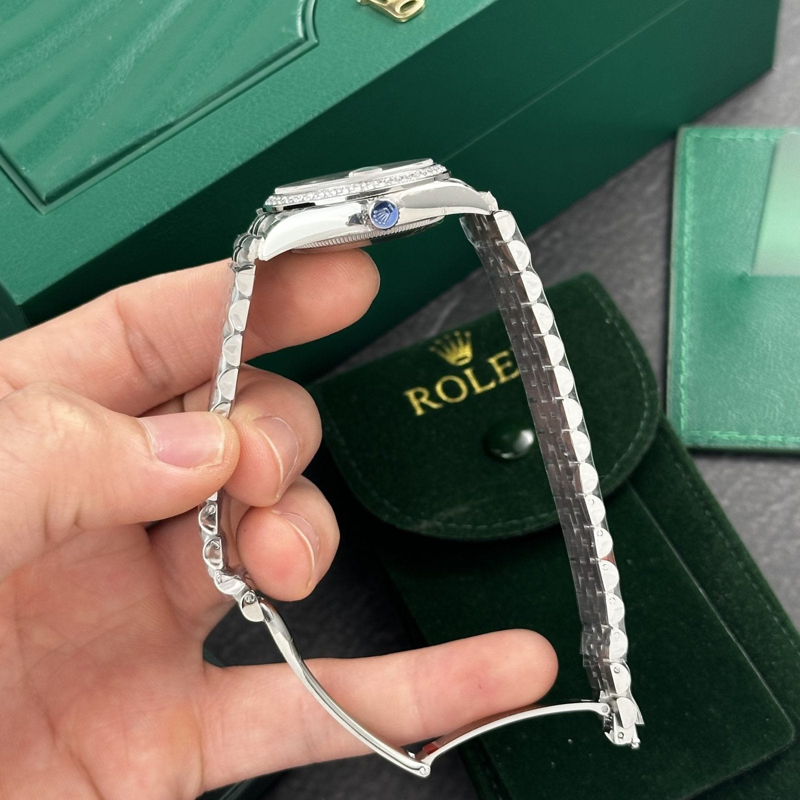 Rolex Watch Date Just Womens Dial Blue 31mm