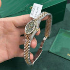Rolex Watch DateJust Gold Wrapped Green Dial 31mm