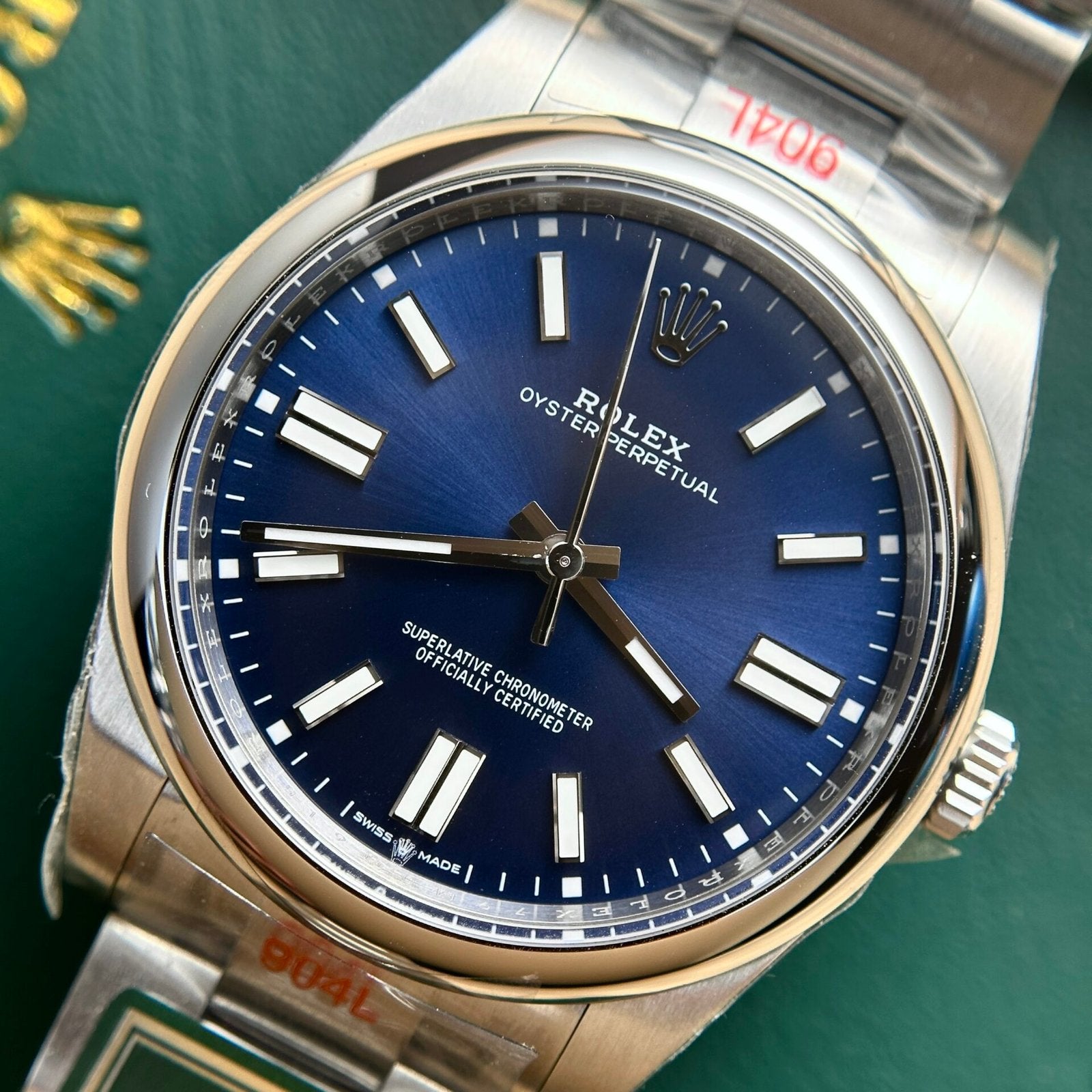 Rolex Oyster Perpetual 124300 Watch Blue Dial 41mm