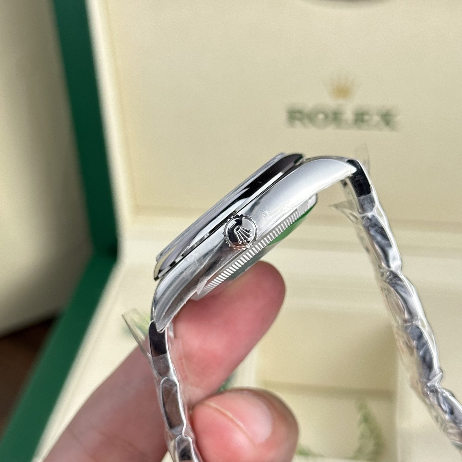 Rolex Watch Oyster Perpetual 126000 Blue Dial 36mm