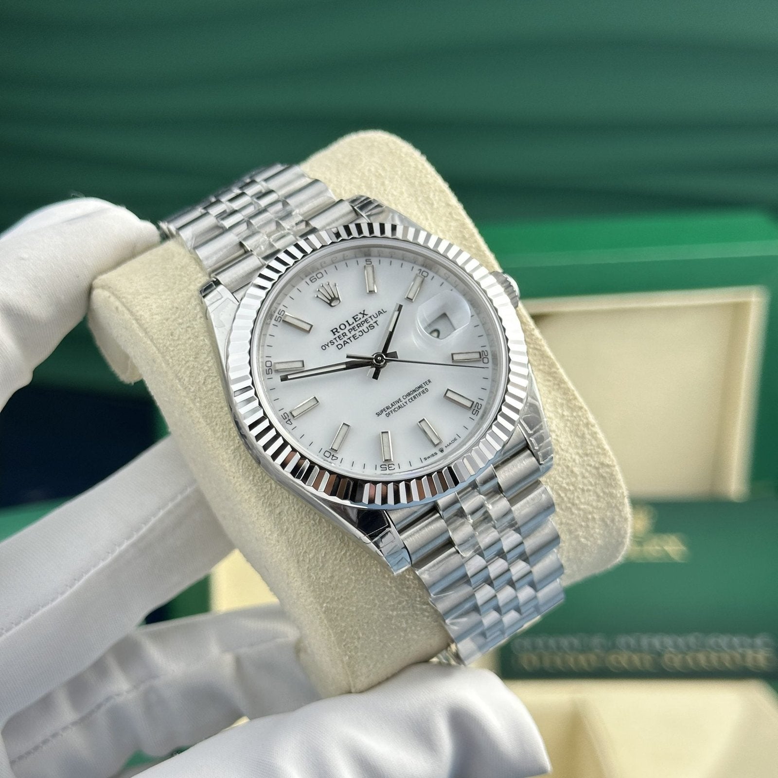Rolex Watch DateJust 126334 White Dial 41mm