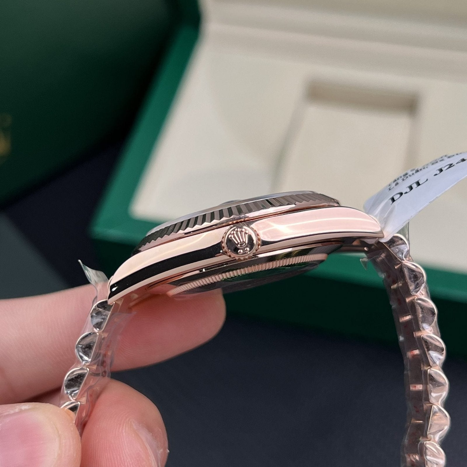 Rolex Watch Day-Date Gold Wrapped Chocolate Dial 40mm