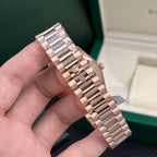 Rolex Watch Day-Date Gold Wrapped Chocolate Dial 40mm